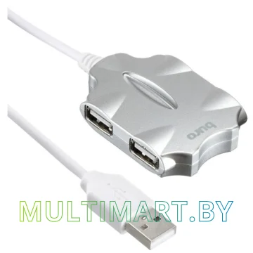USB-хаб Buro BU-HUB4-0.5-U2.0-Candy